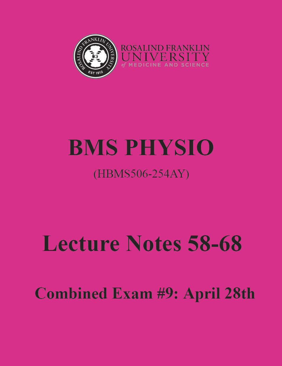 SN2024-2025 BMS PHYSIOLOGY BOOK 9