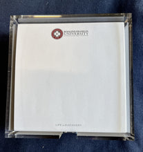 Memo Square White or Rainbow in Holder