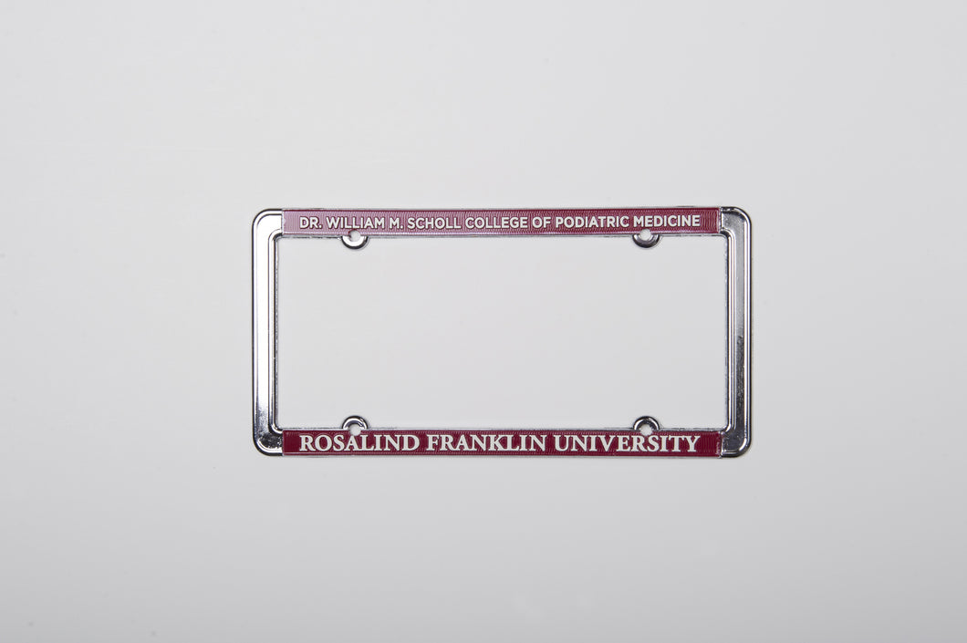 LICENSE PLATE FRAME SCHOLL