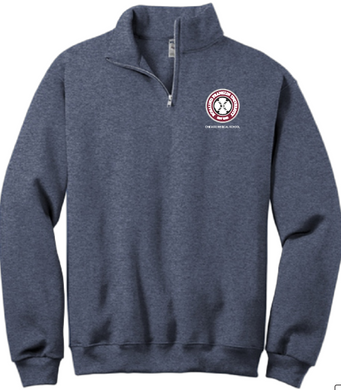 CMS 1/4 ZIP UP EMBROIDERED